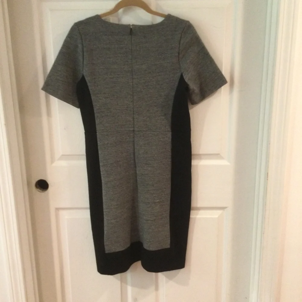 NWT J. Crew black and gray dress. Size 10